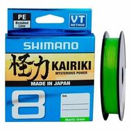 Купить Шнур плетеный Shimano Kairiki 8 150м 0.10мм 6.5кг - Mantis Green в Минске, Беларуси! Топовая цена, скидки, доставка. Rybalkashop.by