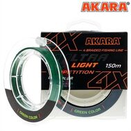 Купить Плетёный шнур Akara Ultra Light Competition X-4 150м 0.06мм - Green в Минске, Беларуси! Топовая цена, скидки, доставка. Rybalkashop.by