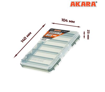 Купить Коробка рыболовная Akara BA-107 140х104х23мм в Минске, Беларуси! Топовая цена, скидки, доставка. Rybalkashop.by