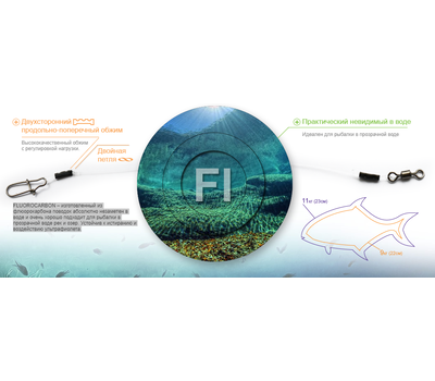 Купить Поводки флюорокарбоновые AFW Fluorocarbon Leaders 40см 0.70мм 22кг (5 шт) в Минске, Беларуси! Топовая цена, скидки, доставка. Rybalkashop.by