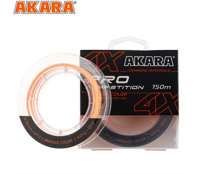 Купить Шнур плетеный Akara Competition Pro 4X 150м 0.14мм - Orange в Минске, Беларуси! Топовая цена, скидки, доставка. Rybalkashop.by