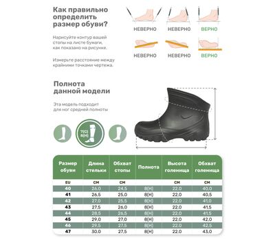 Купить Сапоги мужские ЭВА "Найс" арт. 35(СЕ)220, цвет: черный в Минске, Беларуси! Топовая цена, скидки, доставка. Rybalkashop.by