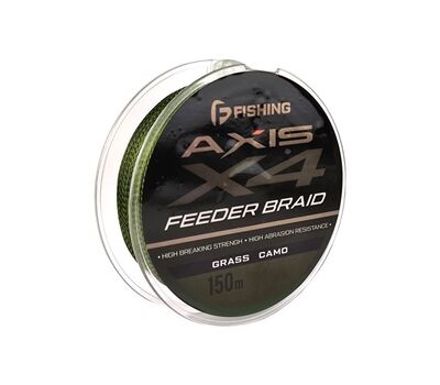 Купить Шнур плетеный  F-Fishing Axis Braid PE X4 Feeder 150м 0.14мм - Grass Camo в Минске, Беларуси! Топовая цена, скидки, доставка. Rybalkashop.by