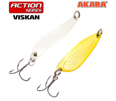 Купить Блесна колеблющаяся Akara Action Series Viskan 65 (15г.) цвет - Sil/Go в Минске, Беларуси! Топовая цена, скидки, доставка. Rybalkashop.by