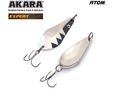 Купить Блесна колеблющаяся Akara Expert Атом 65 (18 гр.) цвет - 13/SIL в Минске, Беларуси! Топовая цена, скидки, доставка. Rybalkashop.by