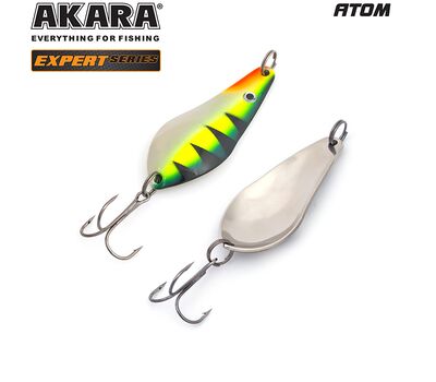 Купить Блесна колеблющаяся Akara Expert Атом 55 (14 гр.) цвет - 18/SIL в Минске, Беларуси! Топовая цена, скидки, доставка. Rybalkashop.by