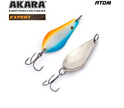 Купить Блесна колеблющаяся Akara Expert Атом 55 (14 гр.) цвет - 1/SIL в Минске, Беларуси! Топовая цена, скидки, доставка. Rybalkashop.by