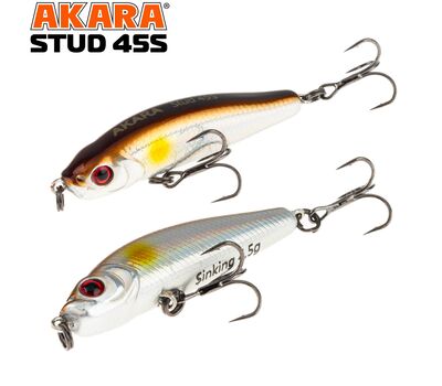 Купить Воблер Akara Stud 45S 45мм 4.5г - A157 в Минске, Беларуси! Топовая цена, скидки, доставка. Rybalkashop.by Купить Воблер Akara Stud 45S 45мм 4.5г - A157 в Минске, Беларуси! Топовая цена, скидки, доставка. Rybalkashop.by
